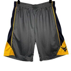 Colosseum West Virginia Mountaineers Team Turnover Shorts Medium Gray Blue WVU